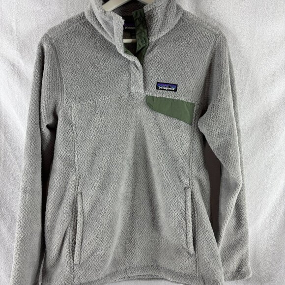 Patagonia Women's Medium Pullover Re-tool T-Snap Fleece - Picture 1 of 5